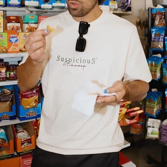 Suspicious Antwerp | Shirts | Suspicious Antwerp White Classic Log 